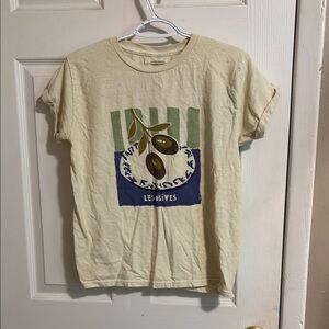 Womens Olive Graphic T-Shirt